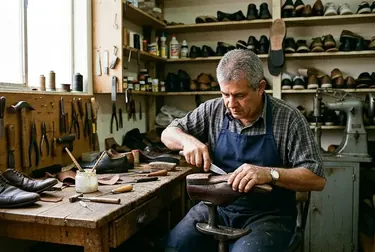 Reforma de sapatos sociais em Passos